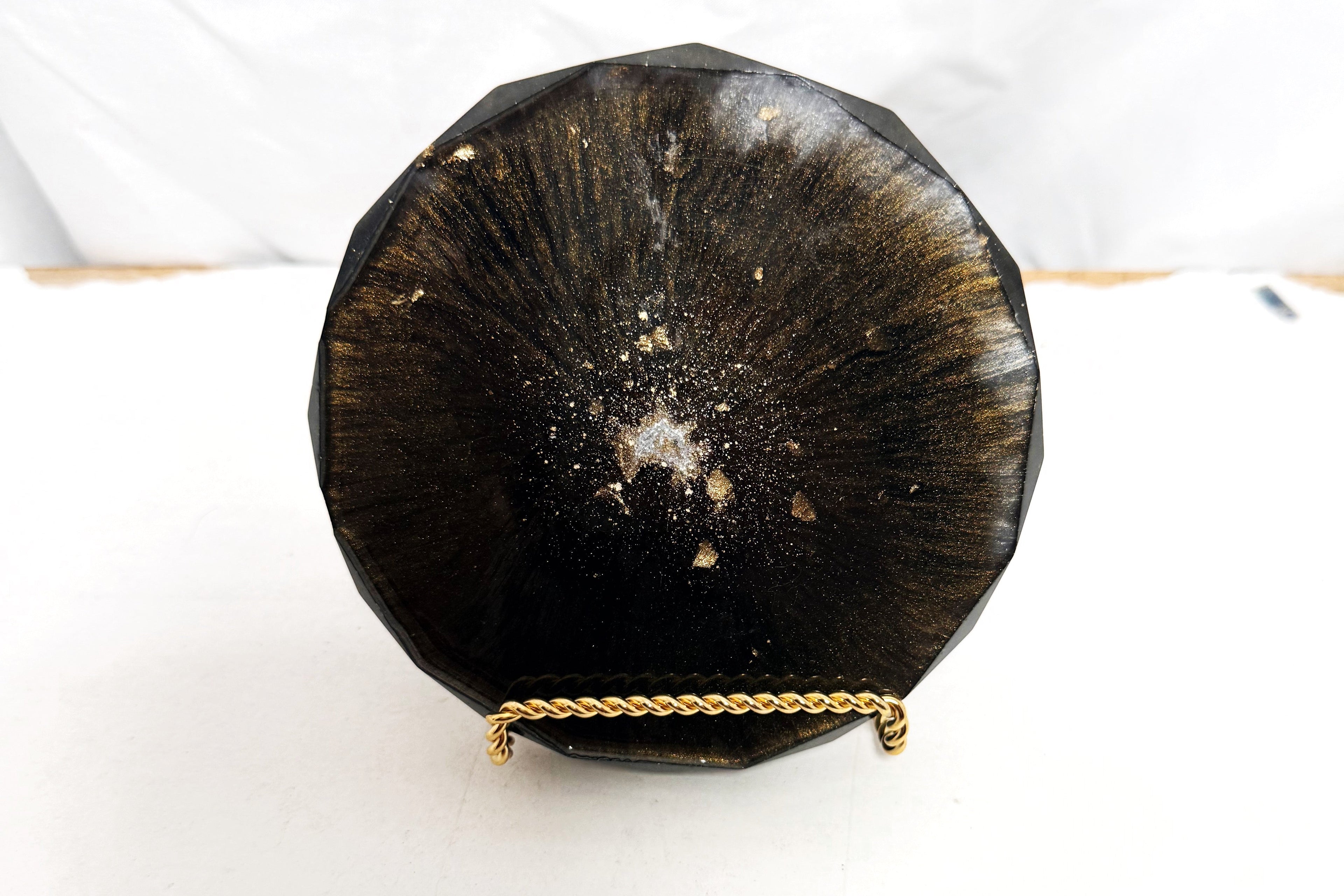Black/Gold Diamond Coasters (2 Pack)
