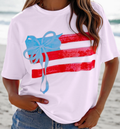 Flag Bow USA Tee