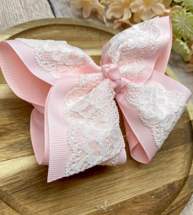 Chantilly Lace Two-Tone Bow