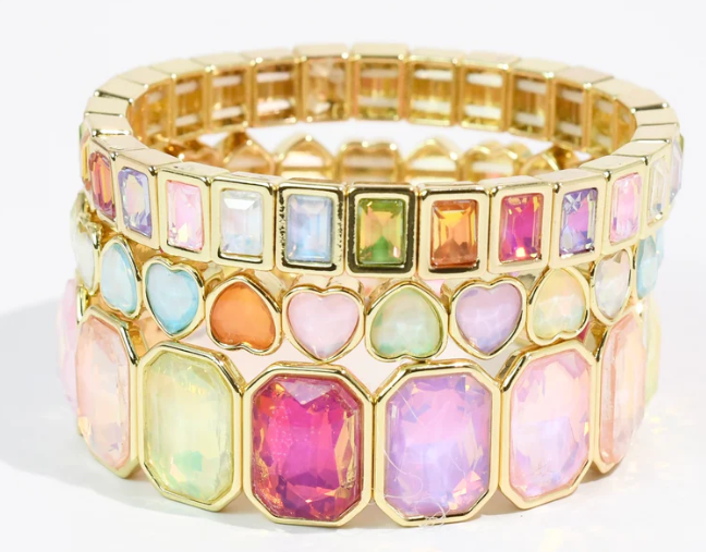 Sparkle Multi Heart Stack Set