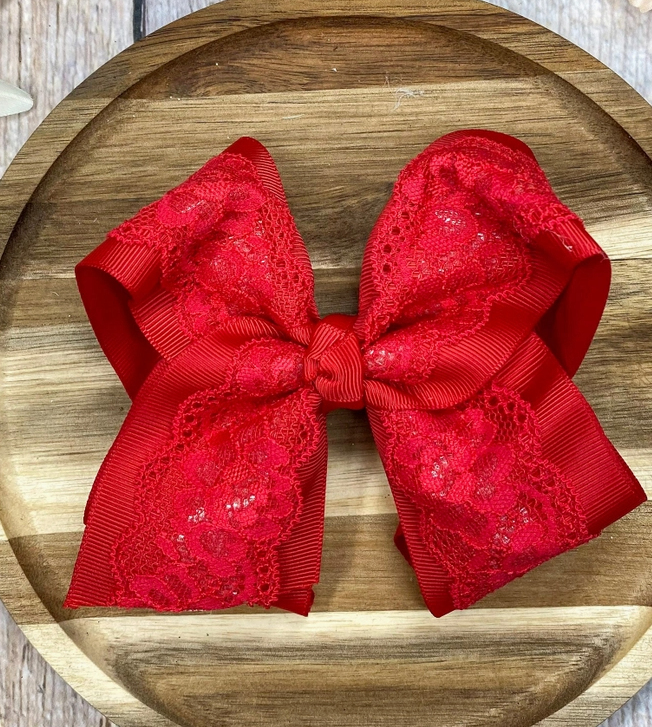 Chantilly Lace Classic Hair Bow